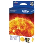 Brother LC980Y. Type kleureninkt: Inkt op pigmentbasis, Type aanbod: Enkele verpakking, Paginaopbrengst gekleurde inkt: 260 pagina’s, Printkleuren: Geel, Aantal per