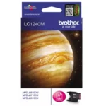 Brother LC1240M. Type kleureninkt: Inkt op pigmentbasis, Type aanbod: Enkele verpakking, Paginaopbrengst gekleurde inkt: 600 pagina’s, Printkleuren: Magenta, Aantal per