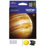 Brother LC-1240Y. Type kleureninkt: Inkt op pigmentbasis, Printkleuren: Geel, Aantal per verpakking: 1 stuk(s), Voor Printer: BROTHER Multi-Function DCP-J 525;