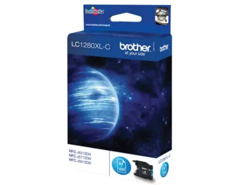 Brother LC1280XLC. Inkjet Cartridge Type: Hoog (XL) rendement, Printkleuren: Cyaan, Aantal per verpakking: 1 stuk(s), Voor Printer: BROTHER Multi-Function MFC-J