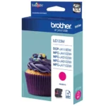 Brother LC123M. Type kleureninkt: Inkt op pigmentbasis, Type aanbod: Enkele verpakking, Paginaopbrengst gekleurde inkt: 600 pagina’s, Printkleuren: Magenta, Aantal per
