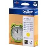 Brother LC-125XLY. Type aanbod: Enkele verpakking, Paginaopbrengst gekleurde inkt: 1200 pagina’s, Printkleuren: Geel, Aantal per verpakking: 1 stuk(s), Voor Printer:
