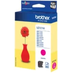 Brother LC121M. Type kleureninkt: Inkt op pigmentbasis, Type aanbod: Enkele verpakking, Paginaopbrengst gekleurde inkt: 300 pagina’s, Printkleuren: Magenta, Aantal per