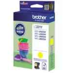 LC221Y BROTHER MFC Inkt geel 260pagina's