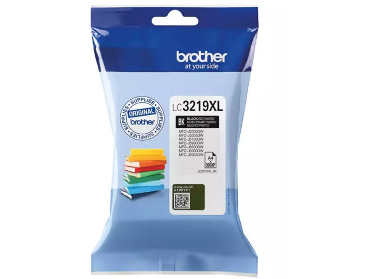 170005440183.webp LC3219XLBK BROTHER MFC Inkt zwart HC 3000pagina's - Afbeelding 1