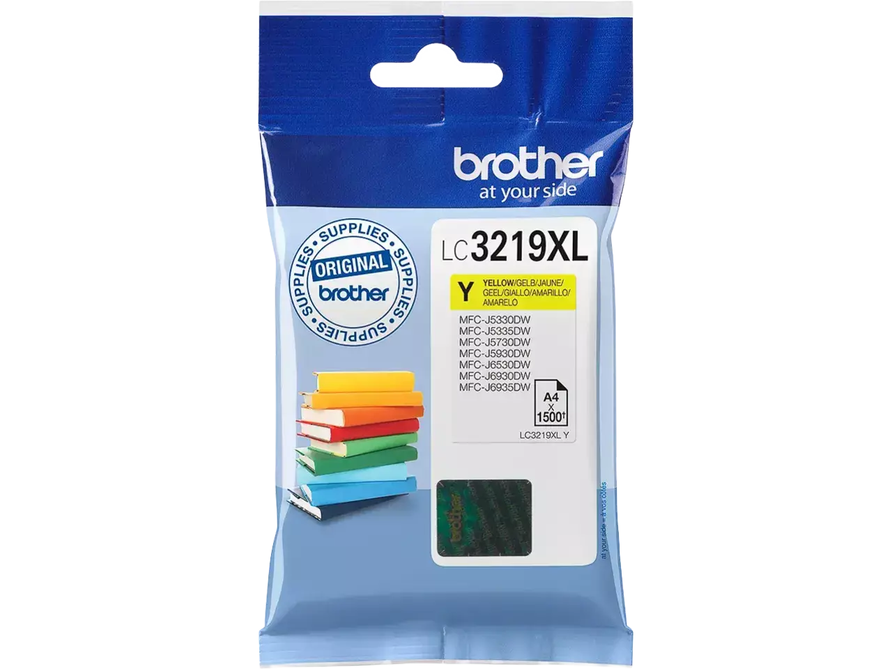 170005440186.webp LC3219XLY BROTHER MFC Inkt geel HC 1500 pagina's - Afbeelding 1