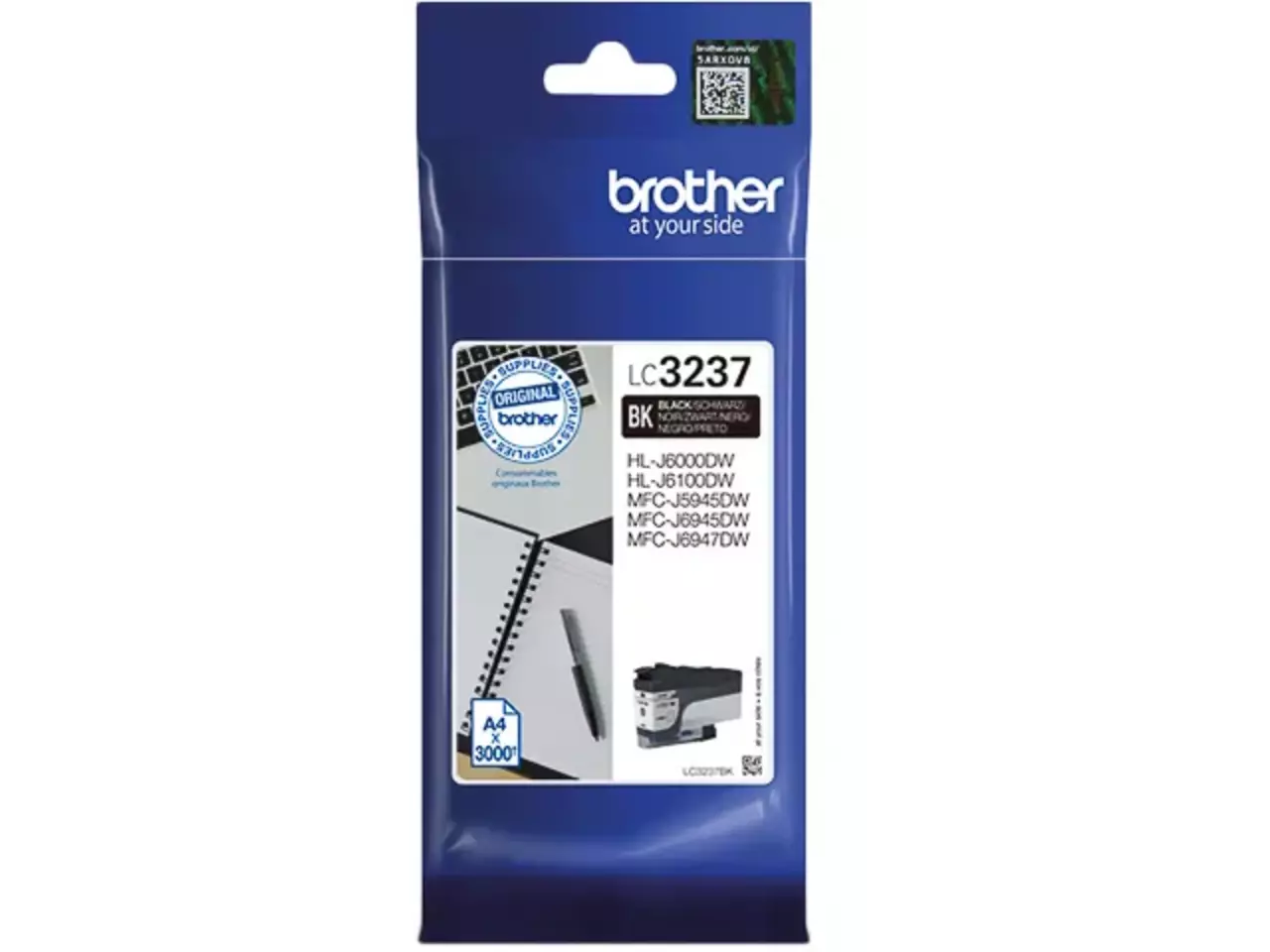 170005440216.webp LC3237BK BROTHER HL Inkt zwart ST 3000 pagina's - Afbeelding 1
