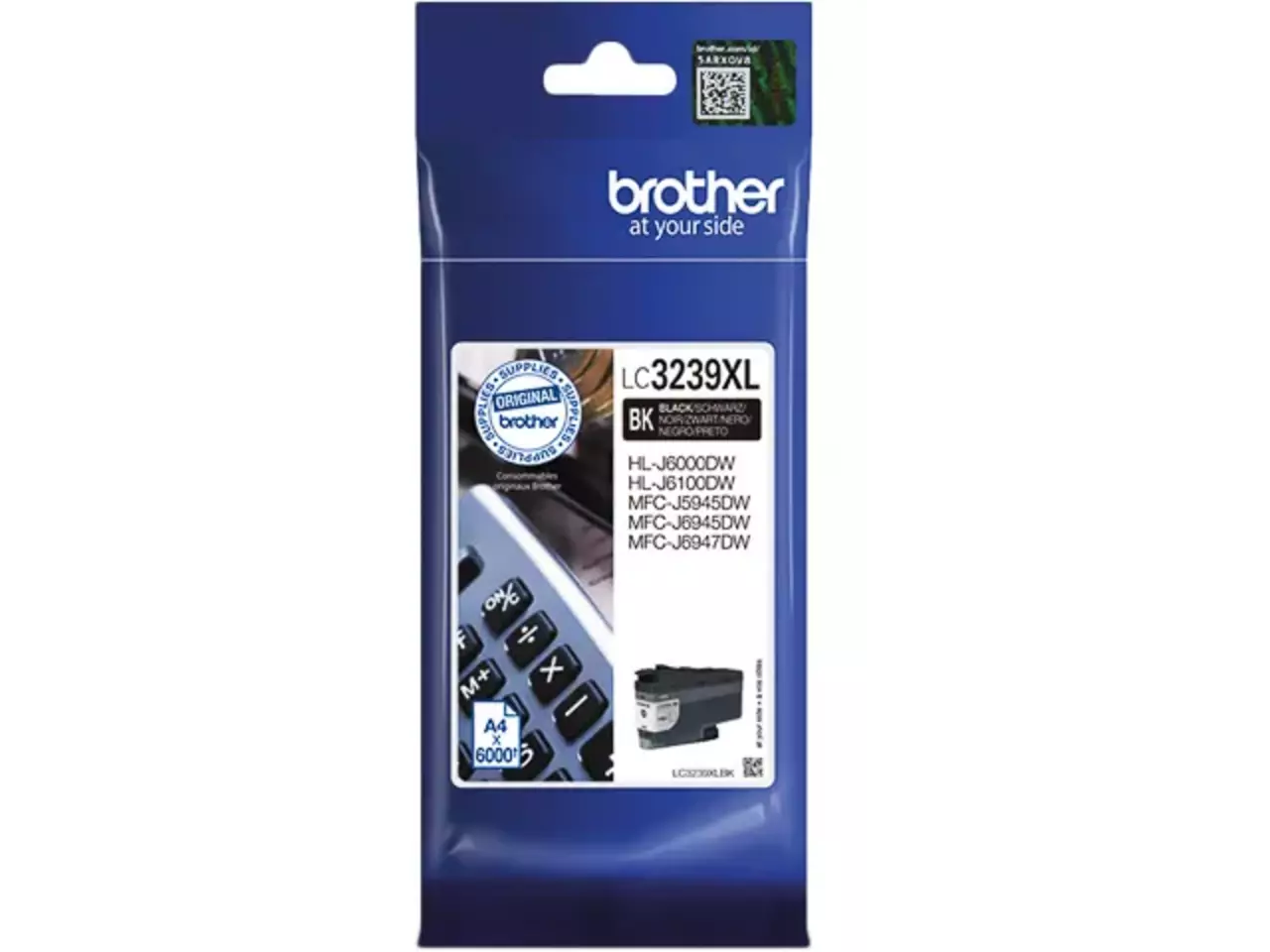 170005440220.webp LC3239XLBK BROTHER HL Inkt zwart HC 6000 pagina's - Afbeelding 1