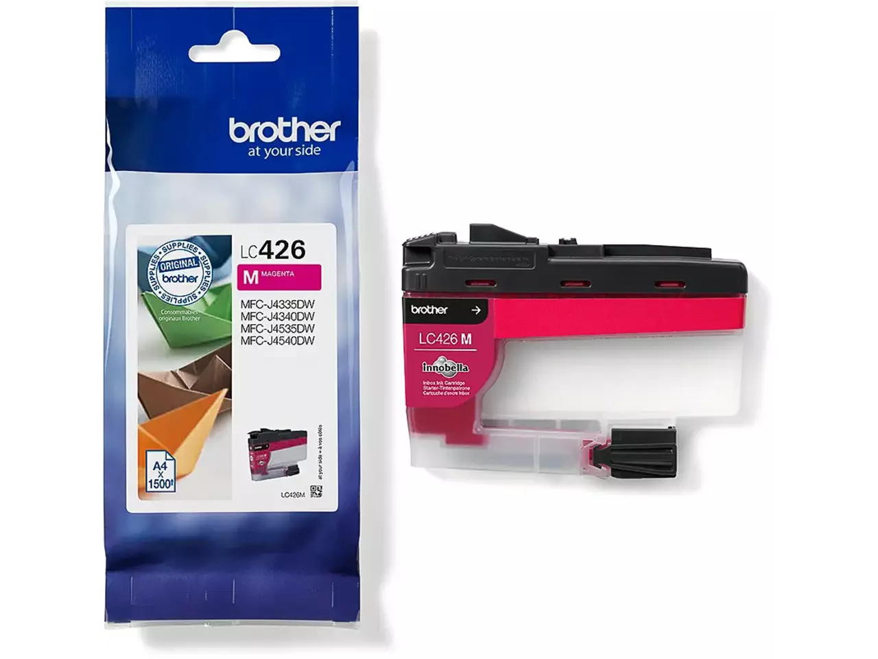 170005440264.webp LC426M BROTHER Mini19 DCPJ/MFCJ Inkt magenta ST 1500pagina's - Afbeelding 1