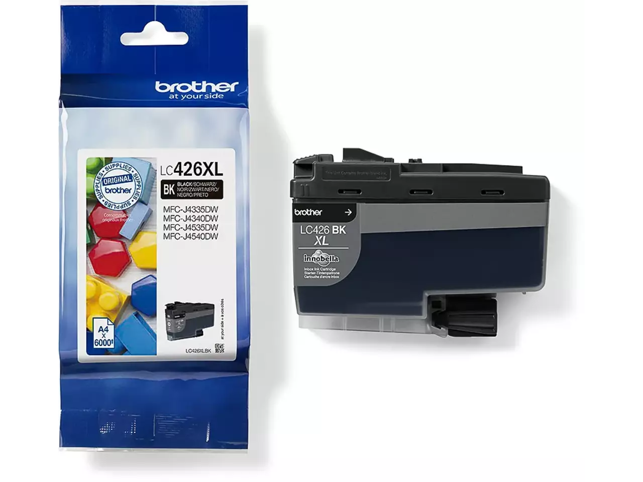 170005440266.webp LC426XLBK BROTHER Mini19 DCPJ/MFCJ Inkt zwart HC 6000pagina's - Afbeelding 1