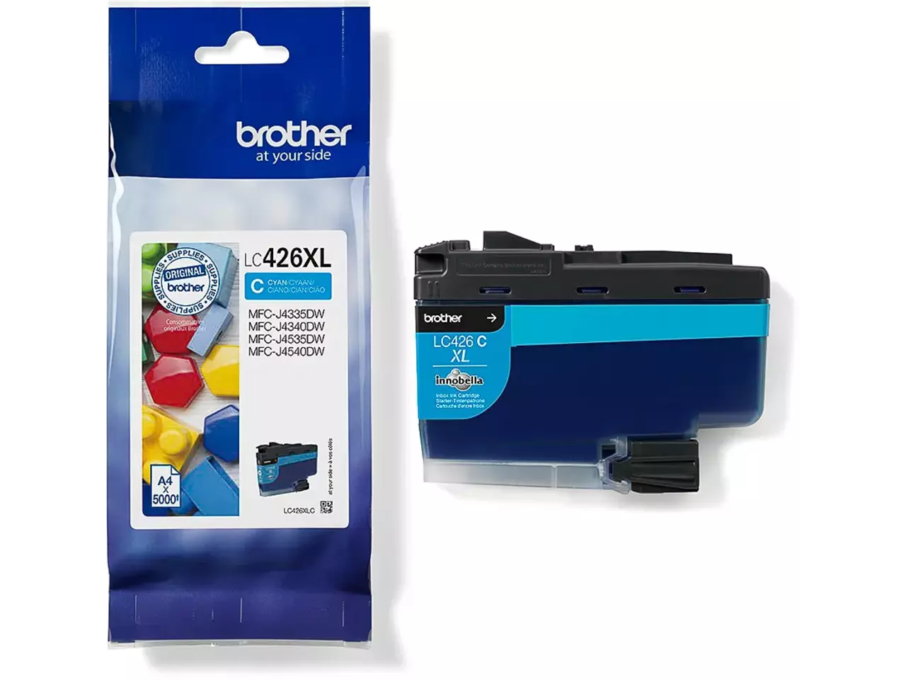 170005440267.webp LC426XLC BROTHER Mini19 DCPJ/MFCJ Inkt cyaan HC 5000pagina's - Afbeelding 1