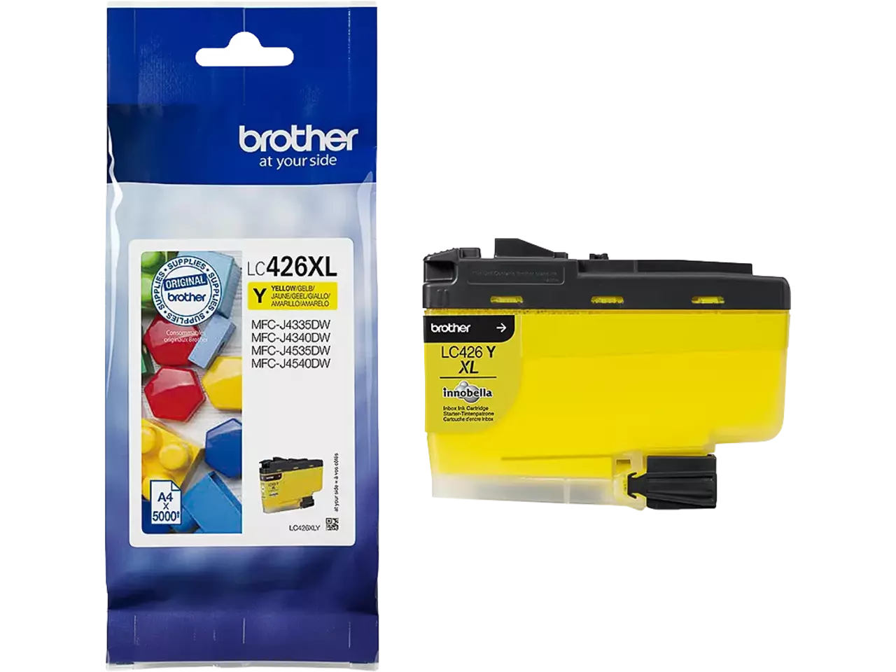 170005440269.webp LC426XLY BROTHER Mini19 DCPJ/MFCJ Inkt geel HC 5000pagina's - Afbeelding 1