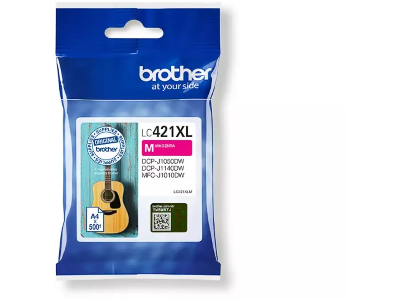 170005440275.webp LC421XLM BROTHER DCPJ/MFCJ Inkt magenta HC 500pagina's - Afbeelding 1