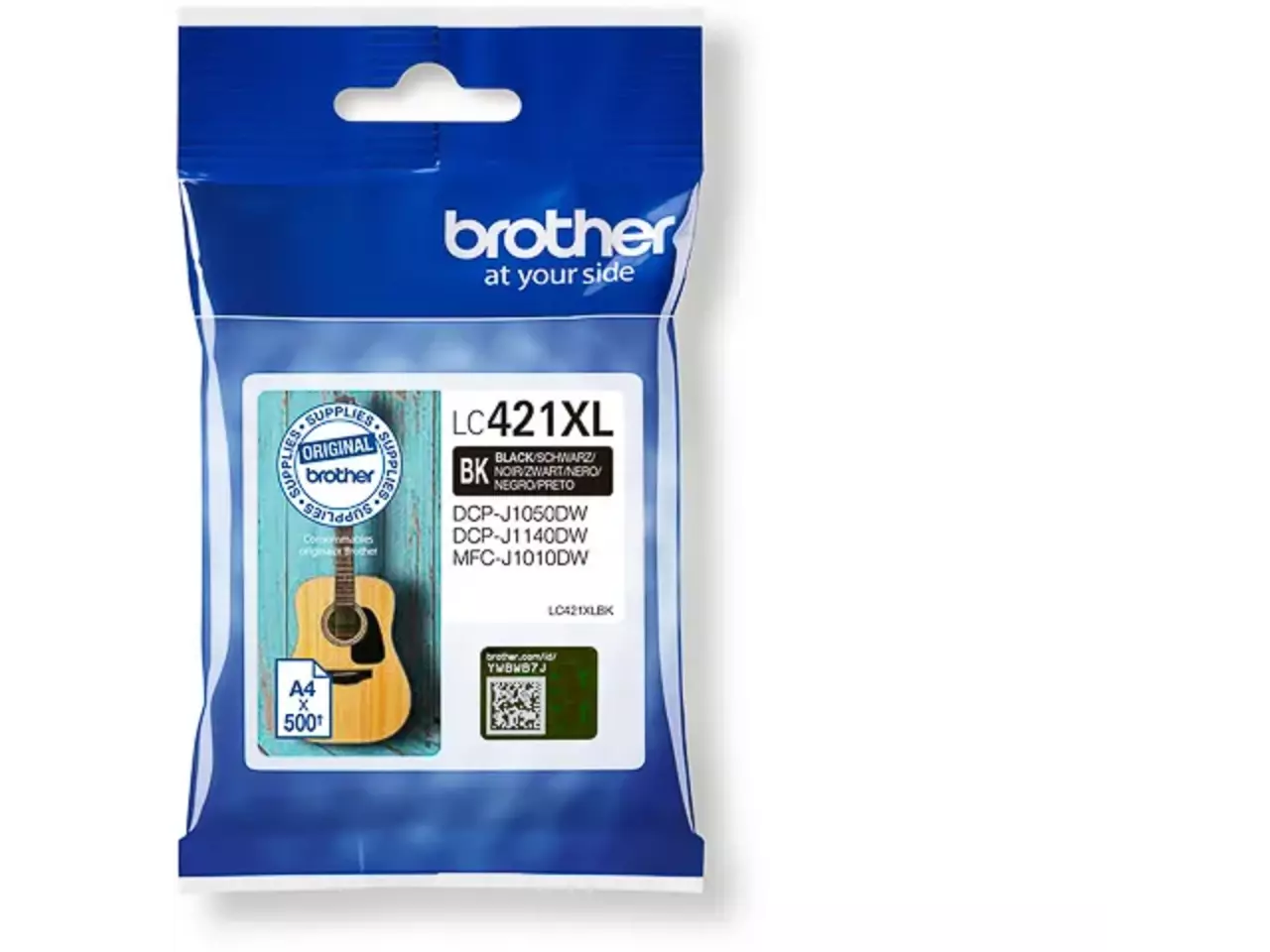 170005440277.webp LC421XLBK BROTHER DCPJ/MFCJ Inkt zwart HC 500pagina's - Afbeelding 1