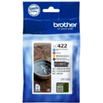 LC422VAL BROTHER MFCJ Inkt (4) cmyk ST 4x550pagina's
