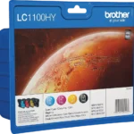 LC1100HYVALBP BROTHER MFC Inkt (4) cmyk 1x900/3x750pagina's Blister