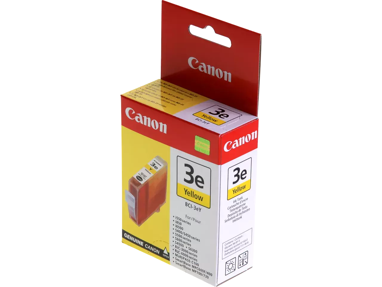 170008440083.webp 4482A002 CANON BCI3EY BJC Inkt geel 390 pagina's - Afbeelding 1