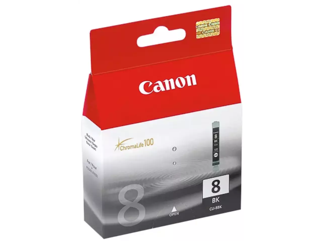 170008440276.webp 0620B001 CANON CLI8BK Nr.8 Pixma MP Inkt zwart 400pagina's 13ml - Afbeelding 1