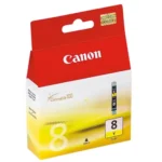 0623B001 CANON CLI8Y Nr.8 Pixma MP Inkt geel 400pagina's 13ml