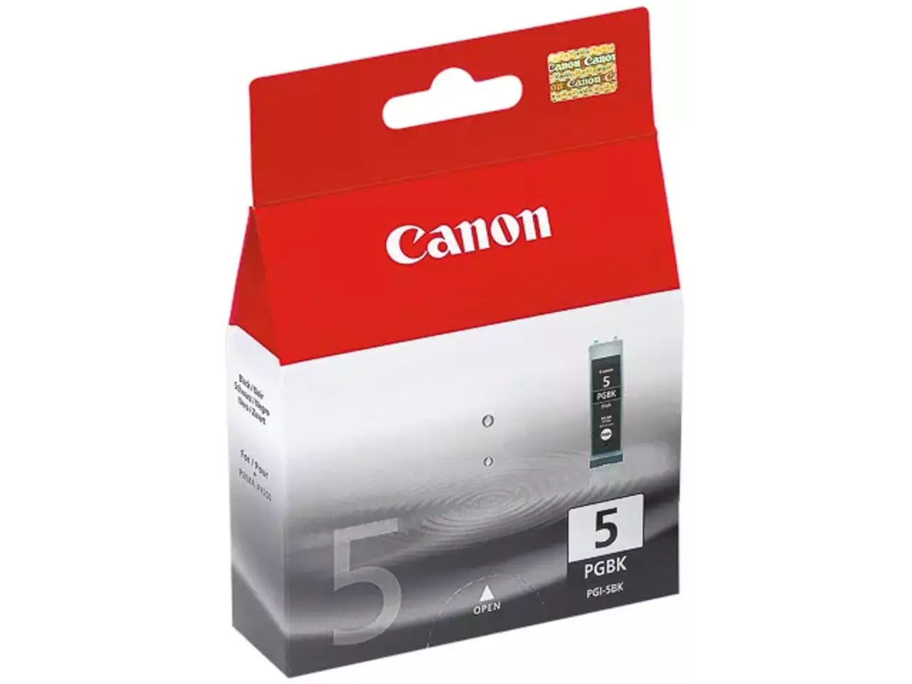 170008440283.webp 0628B001 CANON PGI5BK Nr.5 Pixma MP Inkt zwart 505pagina's gepigmenteerd 26ml - Afbeelding 1