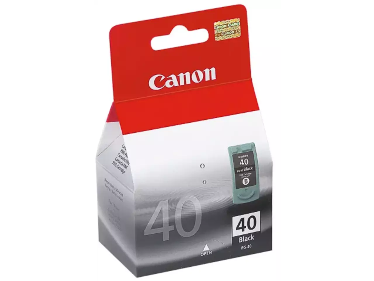 170008440284.webp 0615B001 CANON PG40 Nr.40 Pixma MP Inkt zwart ST 329pagina's 16ml - Afbeelding 1