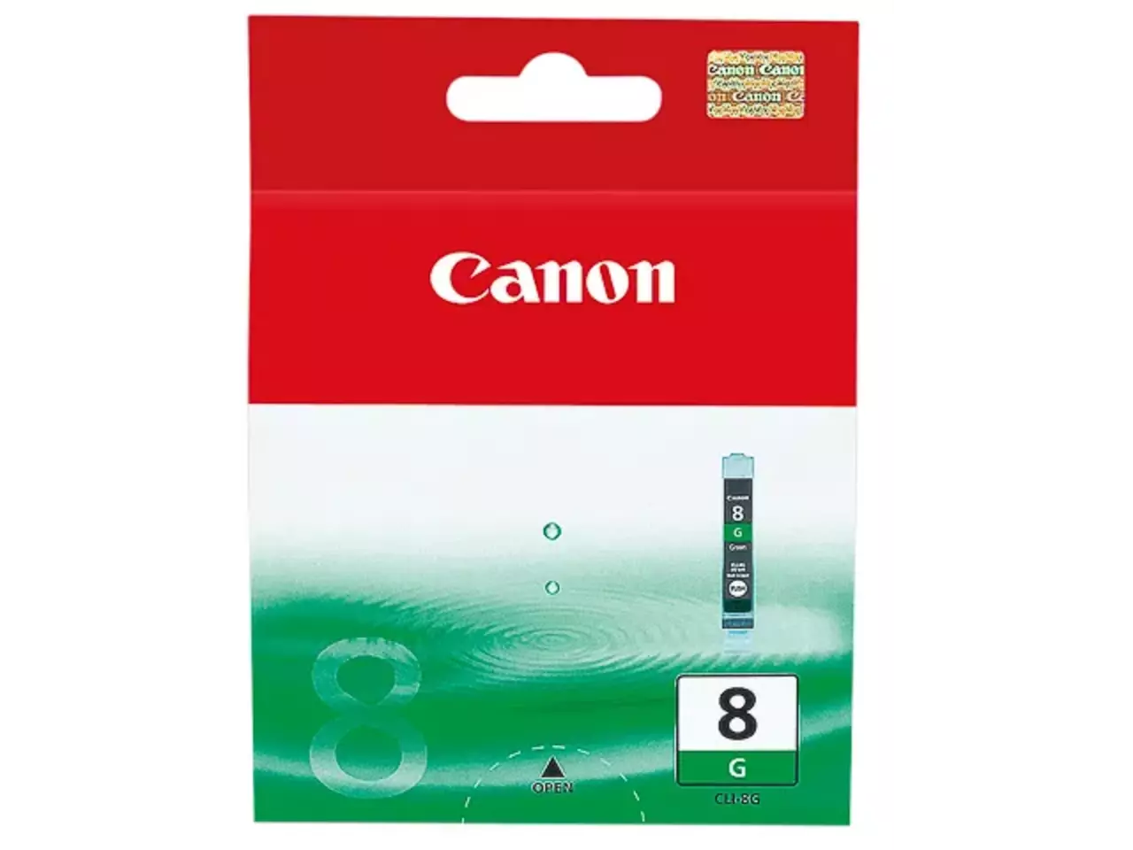 170008440308.webp 0627B001 CANON CLI8G Nr.8 Pixma Inkt groen 5.840pagina's 13ml - Afbeelding 1