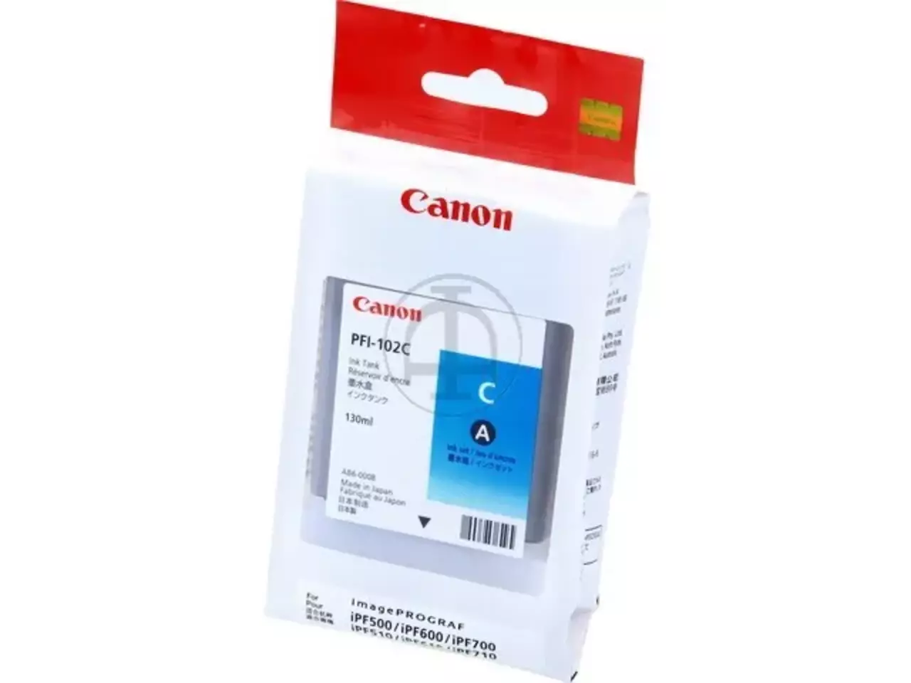 170008440313.webp 0896B001 CANON PFI102C IPF >6M Inkt cyaan 130ml - Afbeelding 1