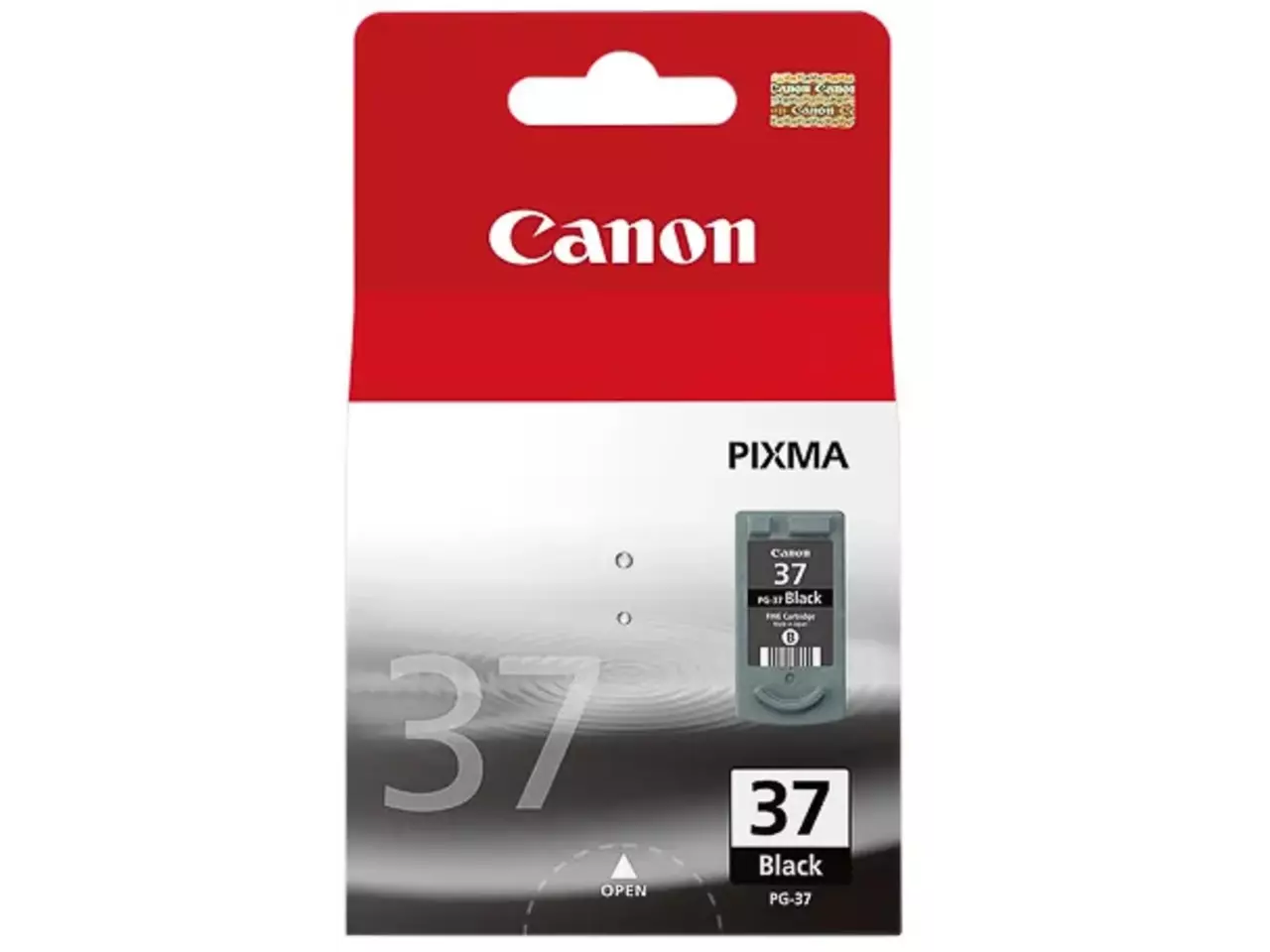 170008440328.webp 2145B001 CANON PG37 Nr.37 Pixma Inkt zwart 220pagina's 11ml - Afbeelding 1