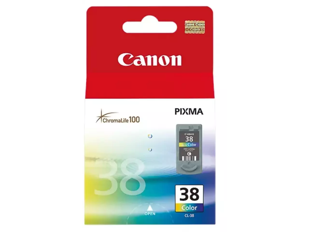 170008440329.webp 2146B001 CANON CL38 Nr.38 Pixma Inkt kleur 205pagina's 9ml - Afbeelding 1