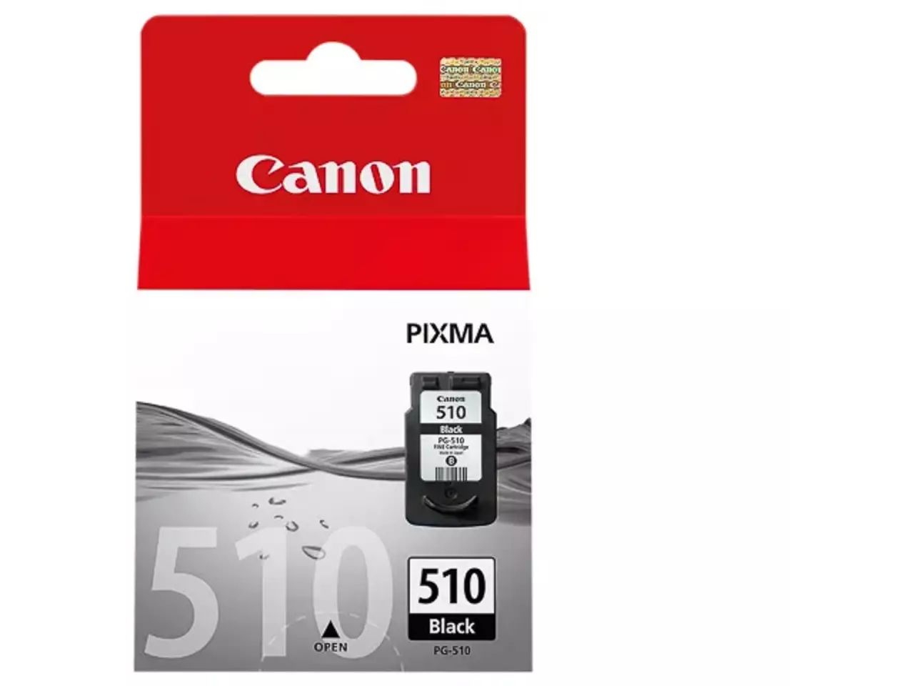170008440433.webp 2970B001 CANON PG510 Nr.510 Pixma MP Inkt zwart ST 220pagina's 9ml - Afbeelding 1