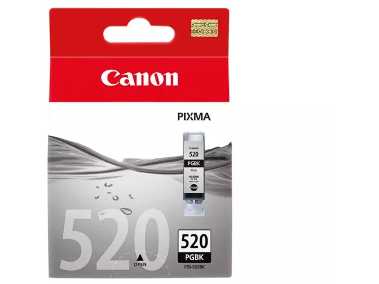 170008440436.webp 2932B001 CANON PGI520BK Nr.520 Pixma MP Inkt zwart HC 320pagina's 19ml - Afbeelding 1