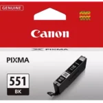 6508B001 CANON CLI551BK Nr.551 Pixma Inkt zwart ST 495foto's 7ml