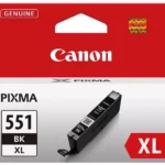 6443B001 CANON CLI551XLBK Nr.551XL Pixma Inkt zwart HC 1125foto's 11ml