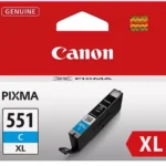 6444B001 CANON CLI551XLC Nr.551XL Pixma Inkt cyaan HC 665pagina's 11ml