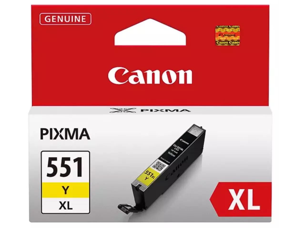 170008440636.webp 6446B001 CANON CLI551XLY Nr.551XL Pixma Inkt geel HC 685pagina's 11ml - Afbeelding 1