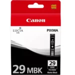 4868B001 CANON PGI29MBK Nr.29 Pixma Inkt mat zwart 1925foto's 36ml
