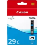 4873B001 CANON PGI29C Nr.29 Pixma Inkt cyaan 1940foto's 36ml