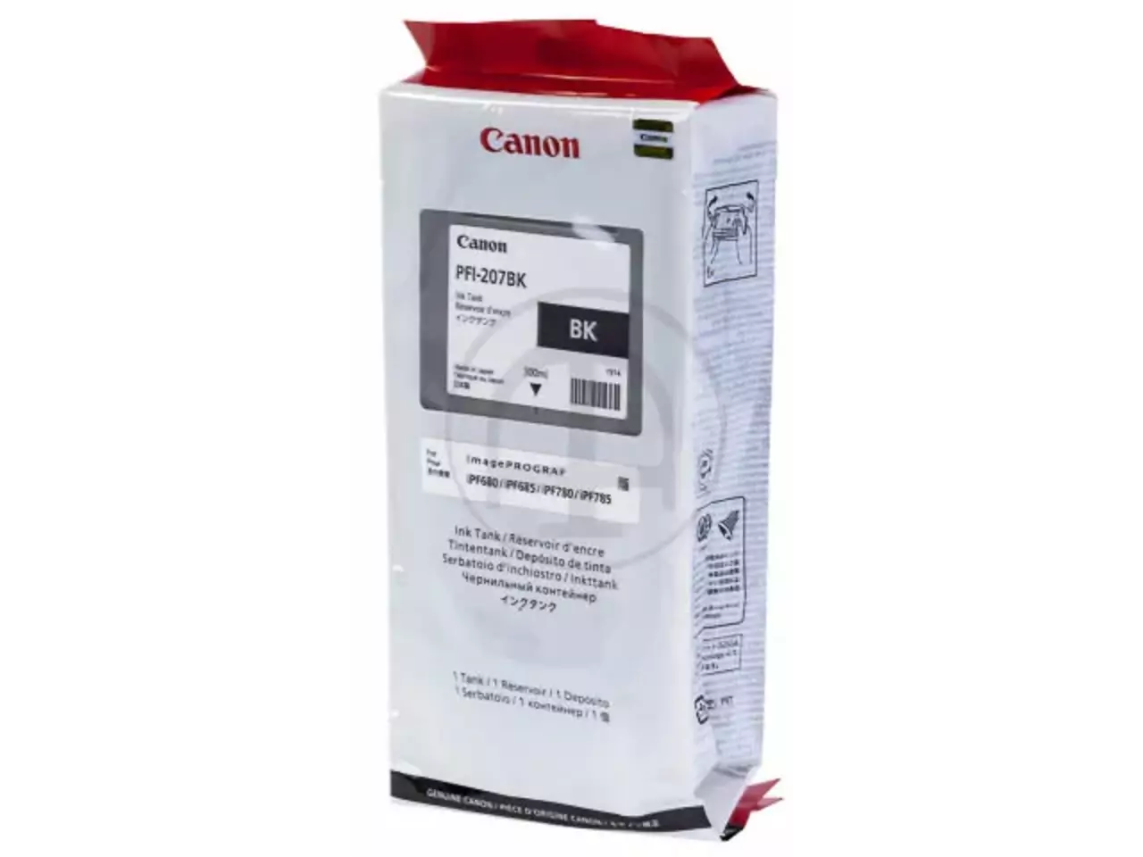 170008440740.webp 8789B001 CANON PFI207B IPF Inkt zwart 300ml - Afbeelding 1