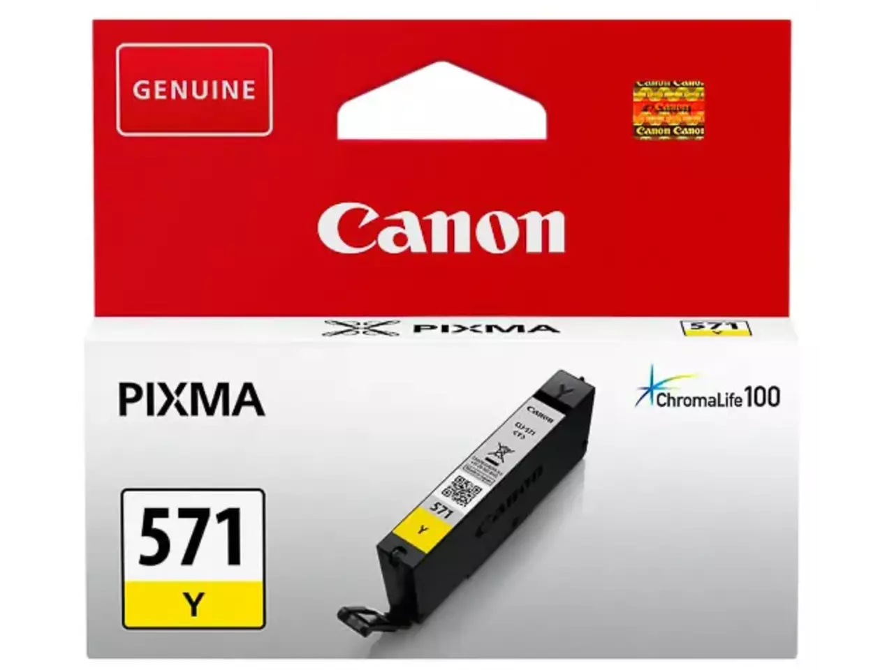 170008440787.webp 0388C001 CANON CLI571Y Nr.571 Pixma MG Inkt geel ST 347pagina's 7ml - Afbeelding 1