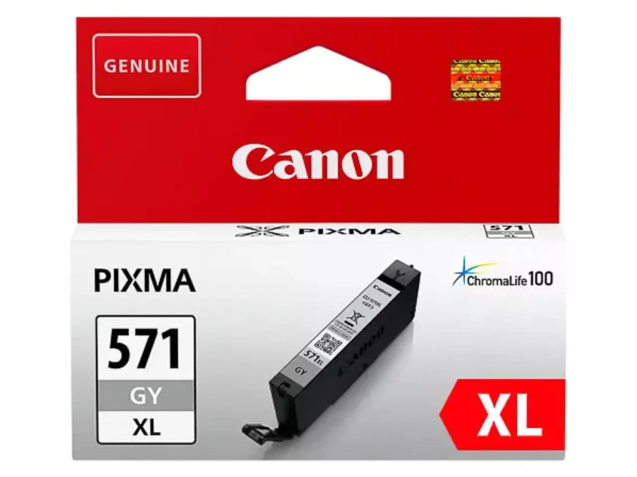 170008440793.webp 0335C001 CANON CLI571XLGY Nr.571XL Pixma MG Inkt grijs HC 3.350pagina's - Afbeelding 1