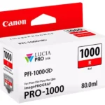 0554C001 CANON PFI1000R IPF Inkt rood 3165pagina's 80ml