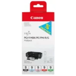 1034B013 CANON PGI9 Nr.9 Pixma Inkt (5) cmy pbk/gy w/o SEC foto's Blister