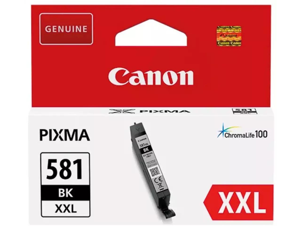 170008440882.webp 1998C001 CANON CLI581XXLBK Nr.581 Pixma TS TR Inkt zwart EHC 6.360pagina's - Afbeelding 1