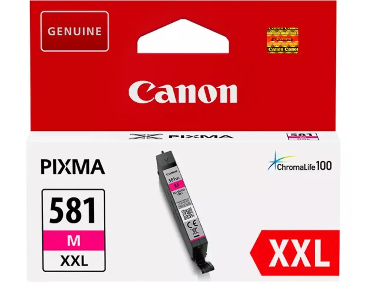 170008440885.webp 1996C001 CANON CLI581XXLM Nr.581 Pixma TS TR Inkt magenta EHC 760pagina's - Afbeelding 1