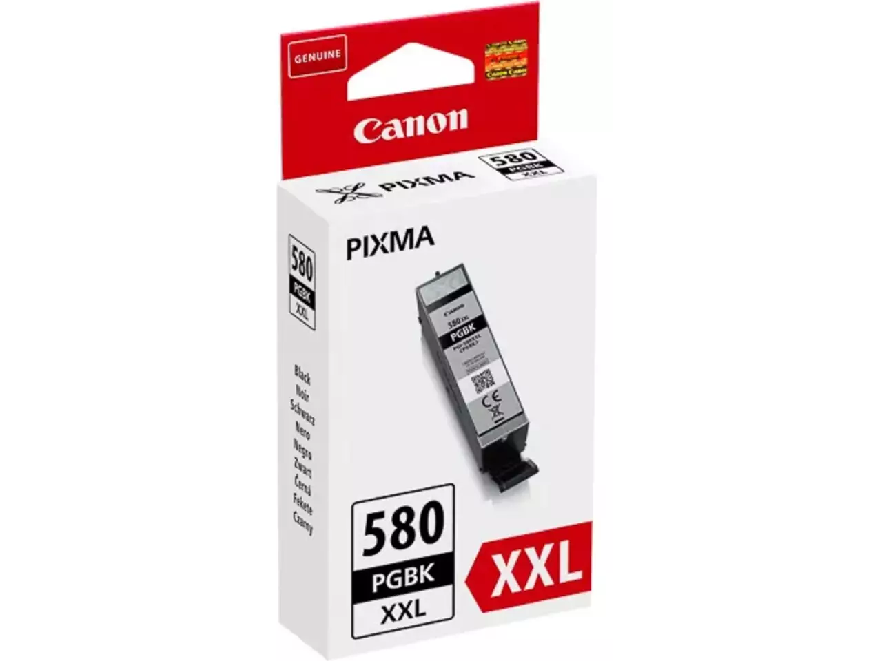 170008440892.webp 1970C001 CANON PGI580XXLPGBK Nr.580 Pixma TS TR Inkt zwart EHC 600pagina's - Afbeelding 1