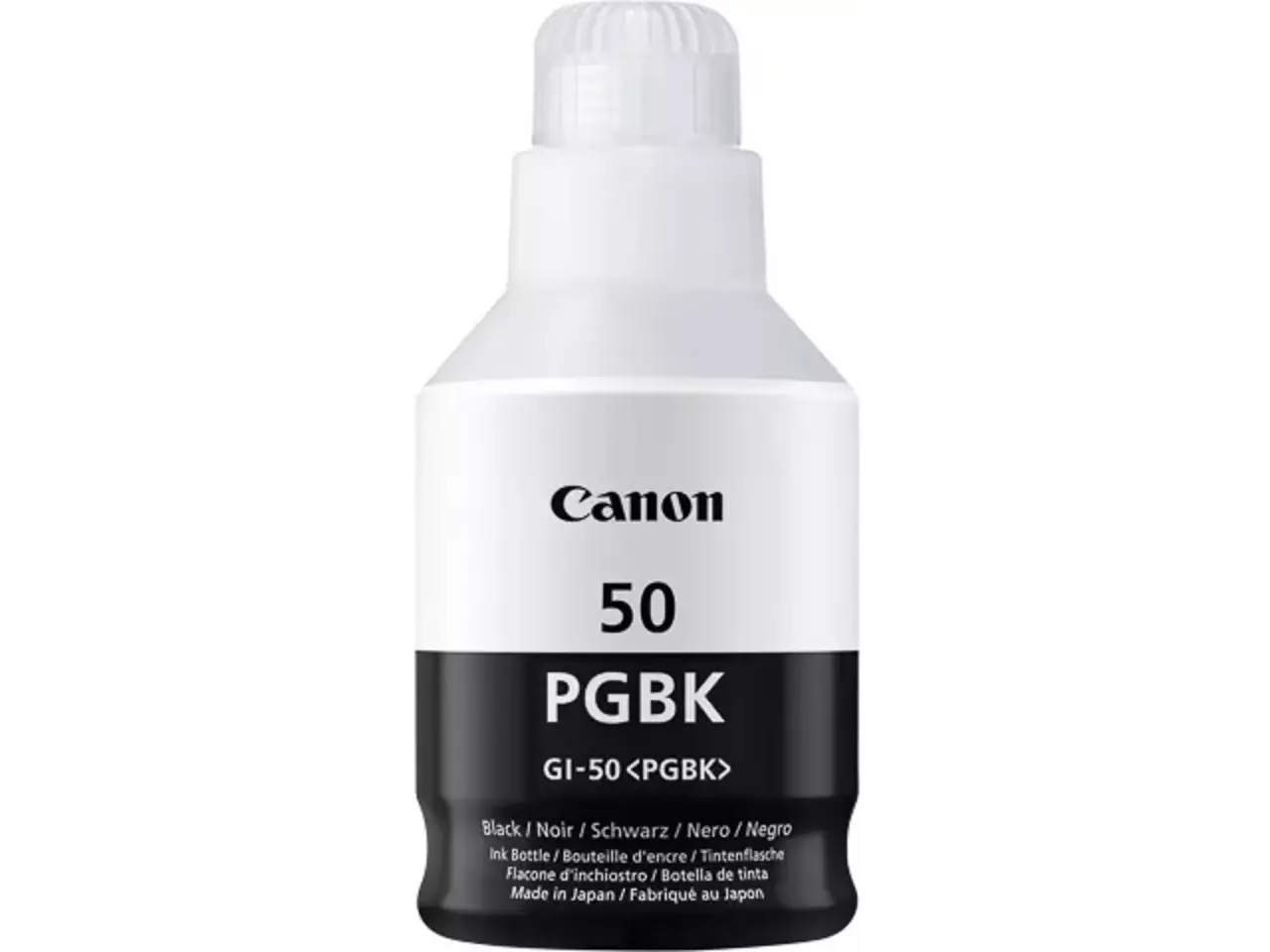 170008440955.webp 3386C001 CANON GI50PGBK Pixma Inkt zwart 6000pagina's 170ml - Afbeelding 1