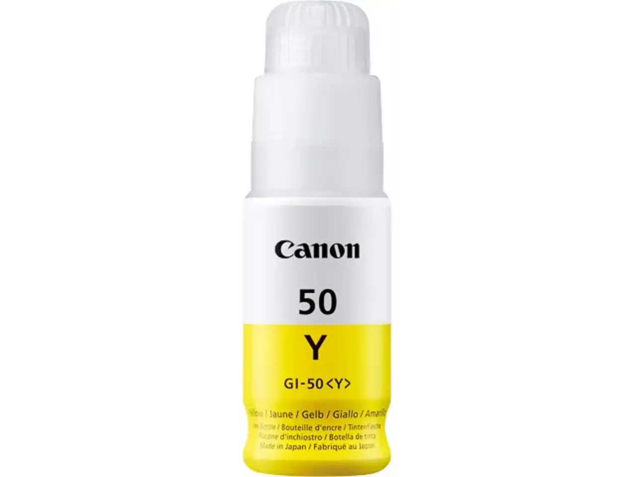 170008440958.webp 3405C001 CANON GI50Y Pixma Inkt geel 7700pagina's 70ml - Afbeelding 1