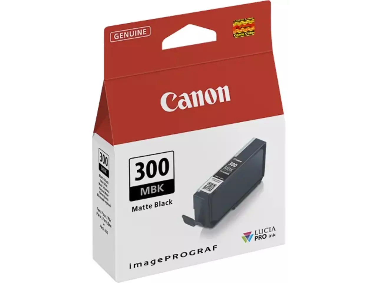 170008440971.webp 4192C001 CANON PFI300MBK IPF Inkt mat zwart 14,4ml - Afbeelding 1