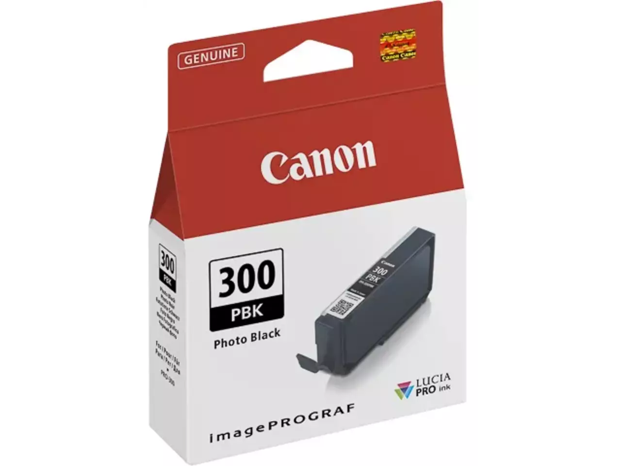 170008440972.webp 4193C001 CANON PFI300PBK IPF Inkt foto zwart 14,4ml - Afbeelding 1