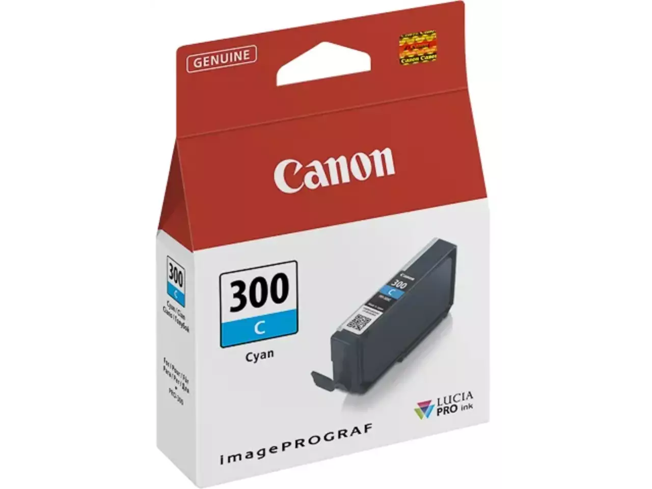 170008440973.webp 4194C001 CANON PFI300C IPF Inkt cyaan 14,4ml - Afbeelding 1